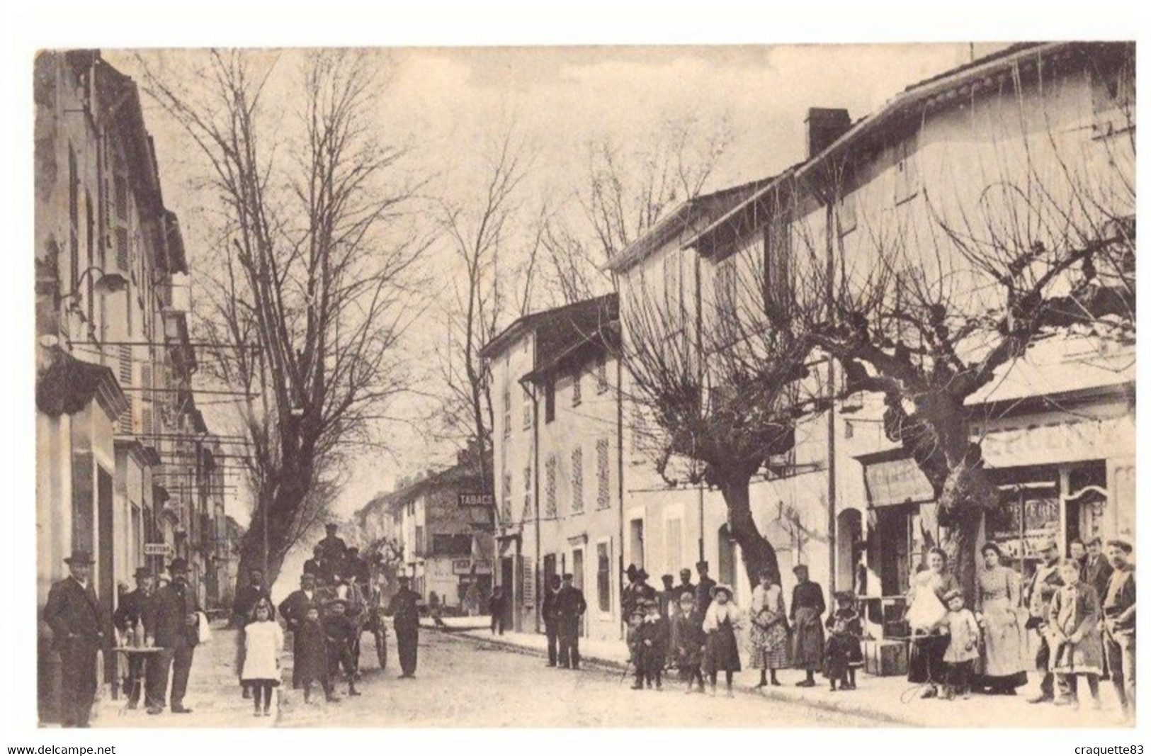 LA CRAU    RUE DE TOULON      TRES  BELLE CARTE ANIMEE - La Crau