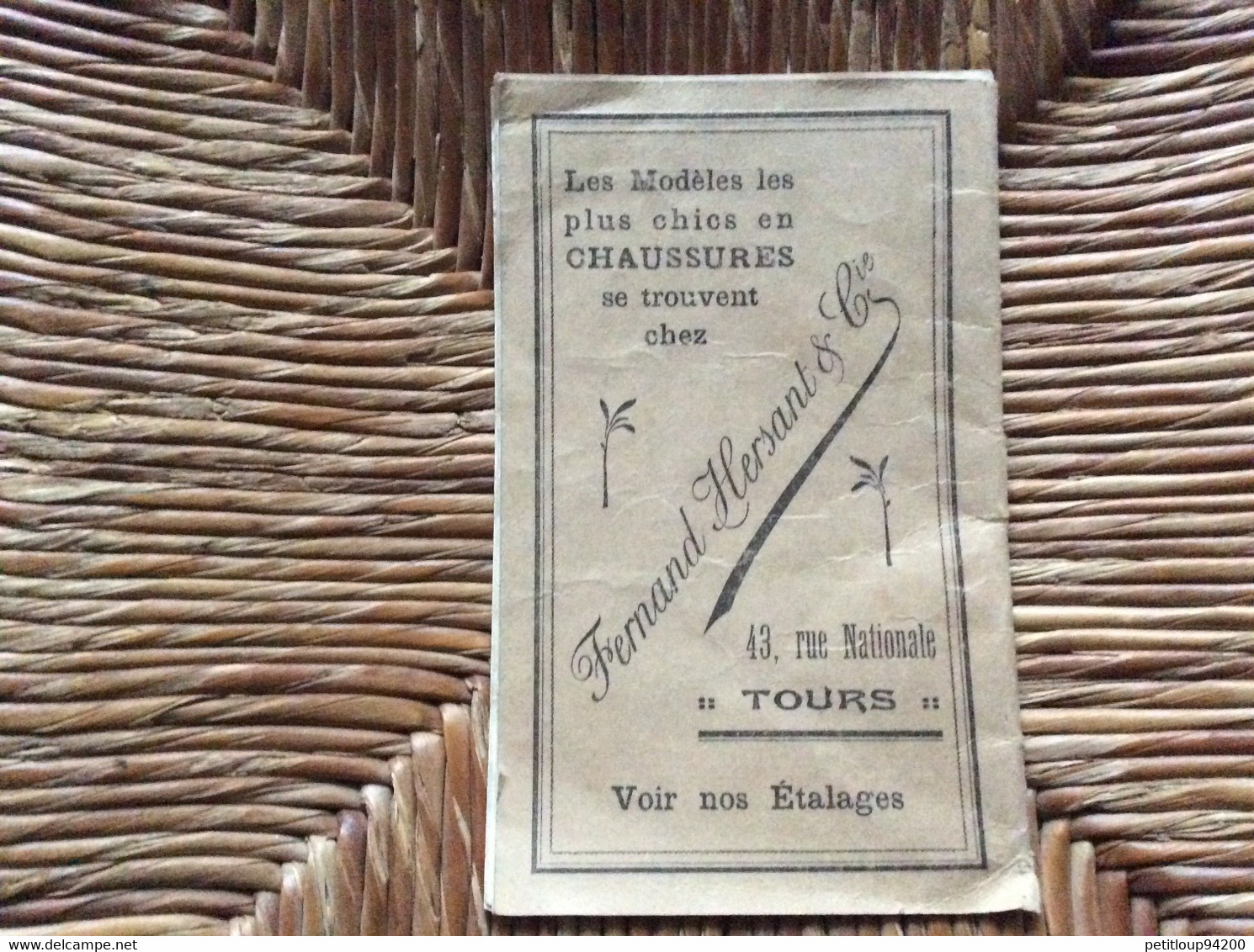 TOURS-GUIDE  Ville De Tours  ANNÉE 1919 - Menú