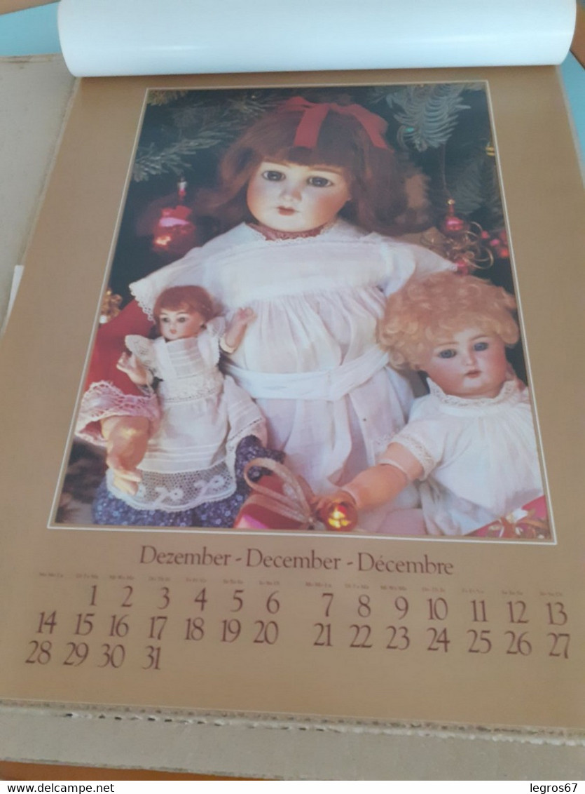 CALENDRIER 1981 KOSTBARE PUPPEN