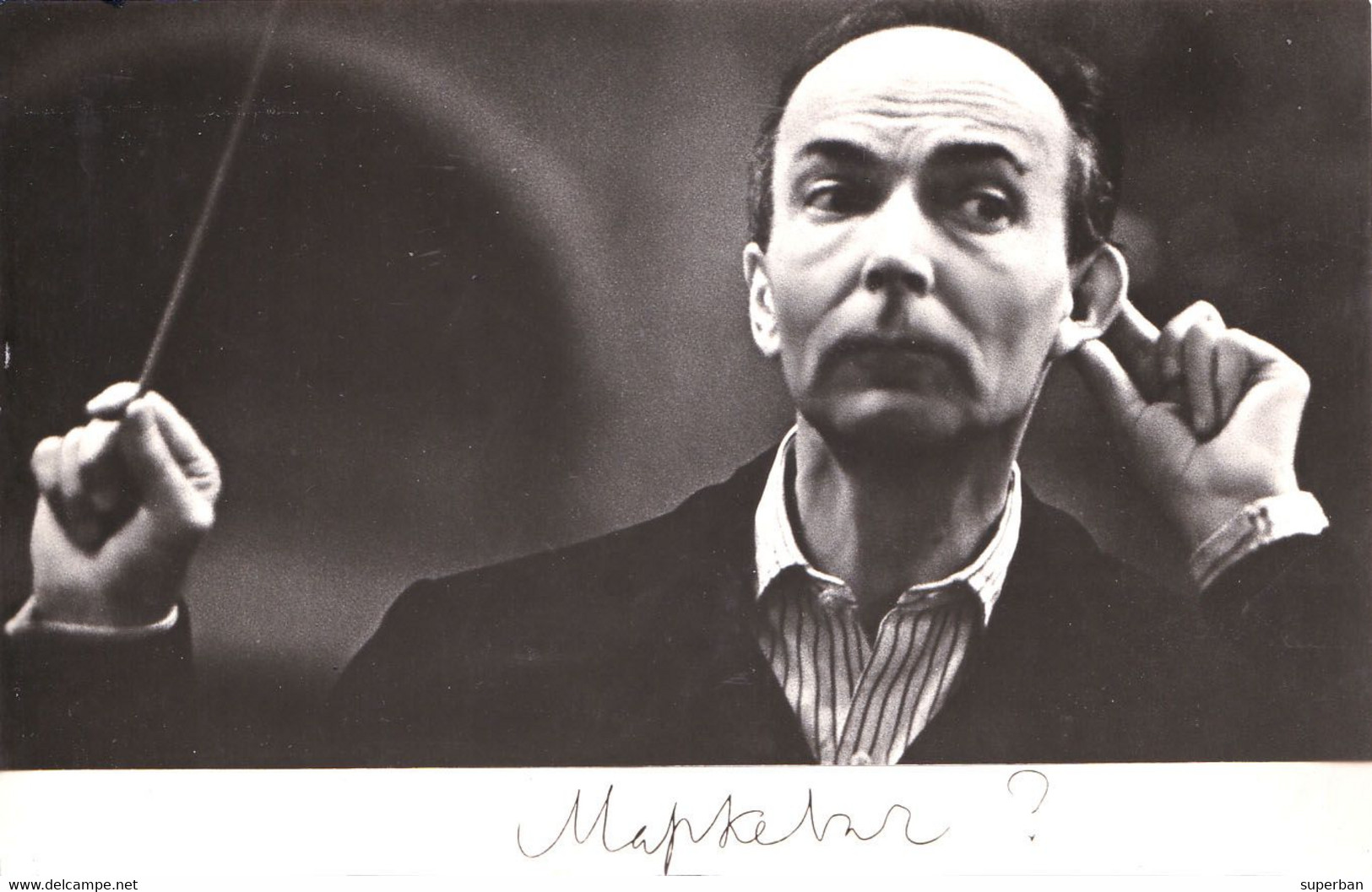 IGOR MARKEVITCH - CHEF D'ORCHESTRE & COMPOSITEUR / CONDUCTOR & COMPOSER / PHOTO ~ 11 X 17 CM / FACSIMILE ~ 1965 (ai095) - Photos