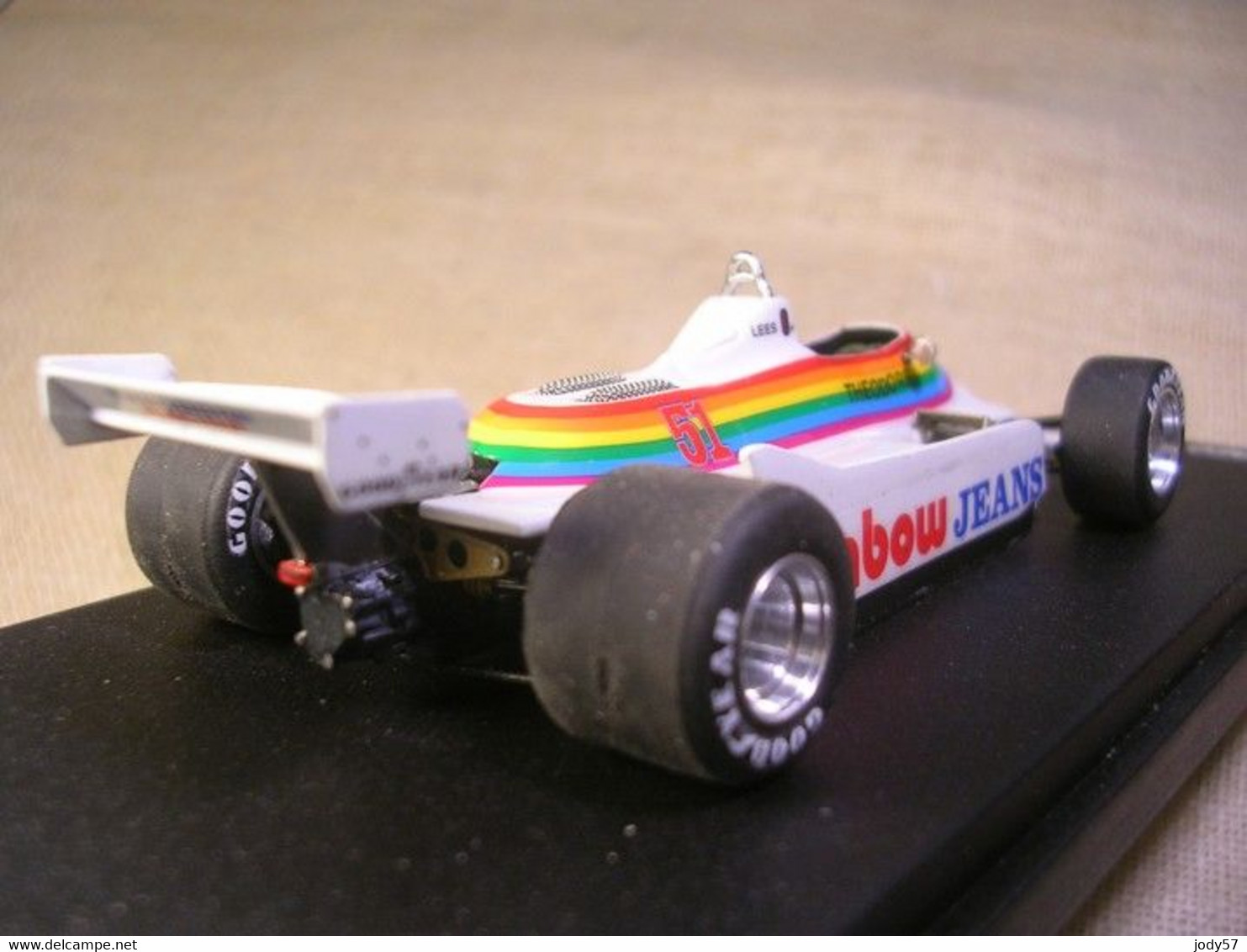 WILLIAMS FORD FW07 F1 THEODORE RACING USA GP 1980 LEES TAMEO 1/43 TRUE - Altri & Non Classificati