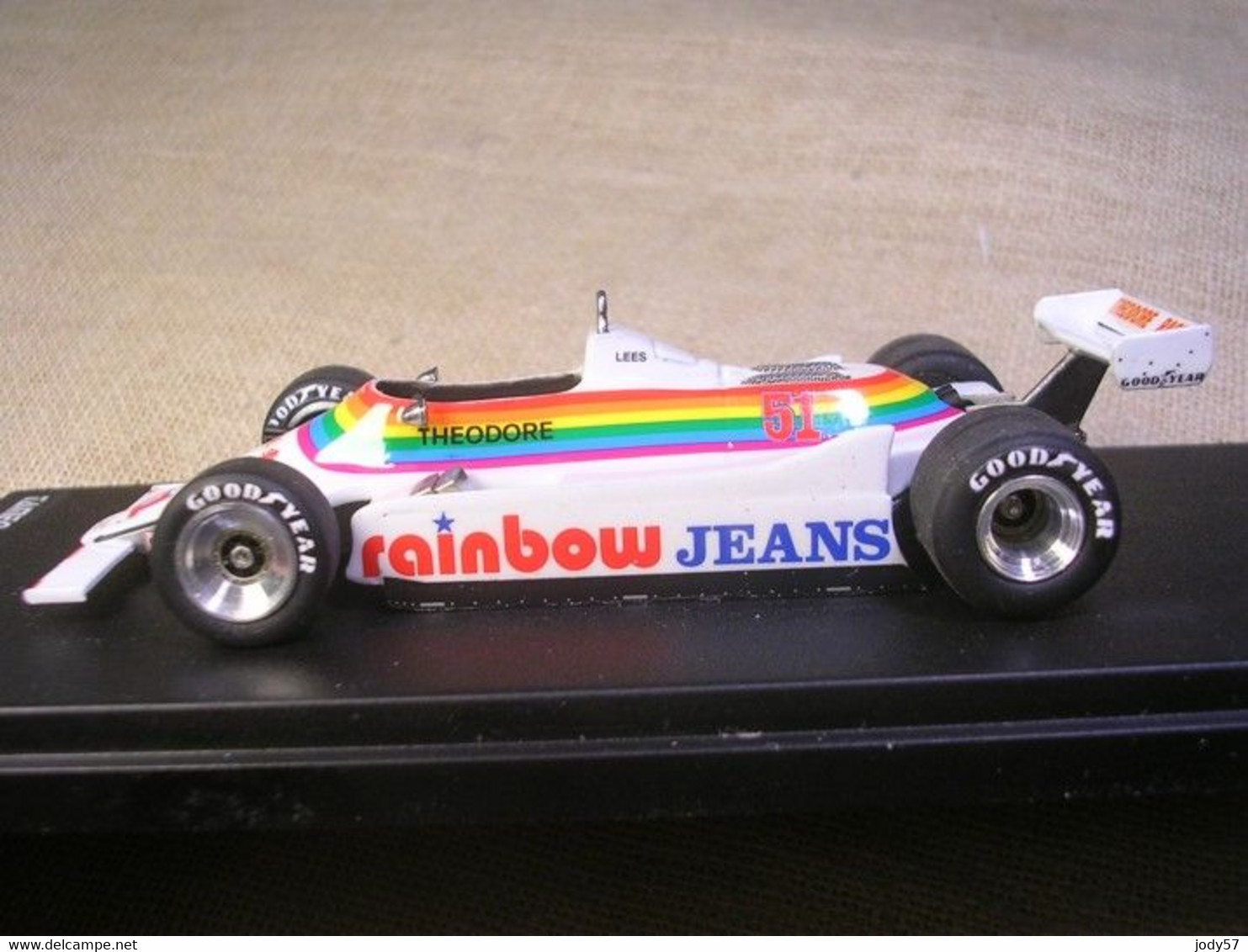 WILLIAMS FORD FW07 F1 THEODORE RACING USA GP 1980 LEES TAMEO 1/43 TRUE - Altri & Non Classificati