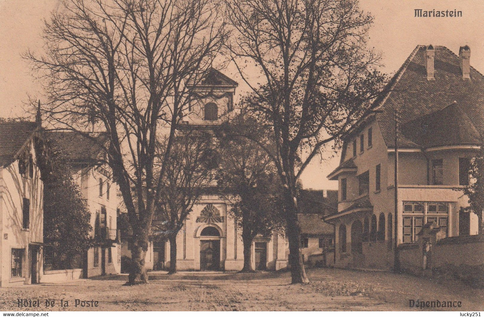 Suisse - Hôtel - Mariastein - Hôtel De La Poste - Circulée 02/02/1914 - Stein