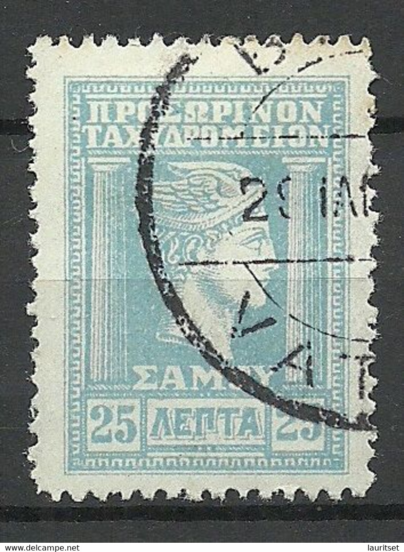 SAMOS GREECE Griechenland 1912 25 L O - Samos