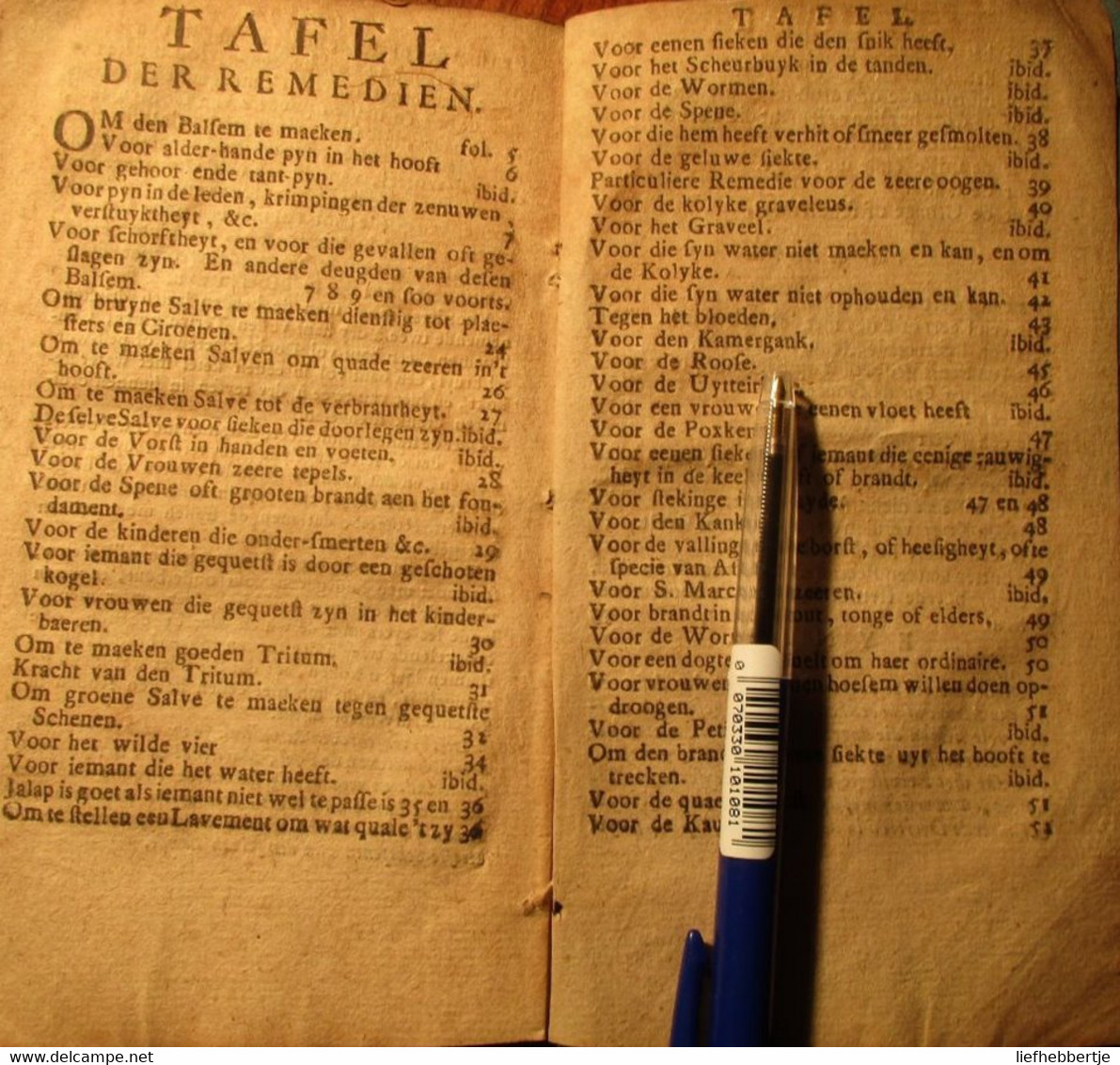 Den Troost Der Aermen, Behelsende Licht Ende Souveryne Remedien ... Sieckten Wonden Geswellen - Geneeskunde - 1767? - Antiquariat