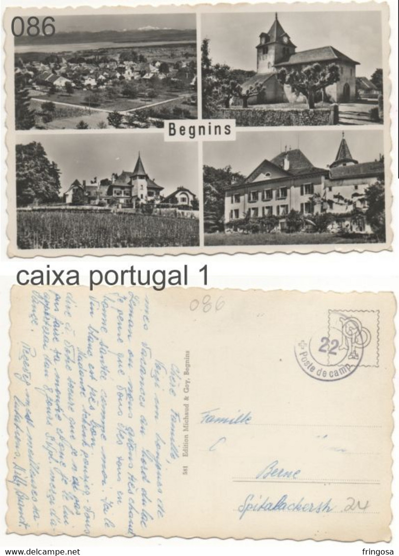 FELDPOST: CP. EM BAT. FUS. 22 Poste De Camp. - Postmarks