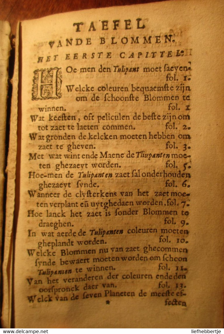 Den Sorghvuldighen Hovenier ... Hofbauwinghe ... - Door Reyntkens - Te Gent1676 - Dialect - Anciens