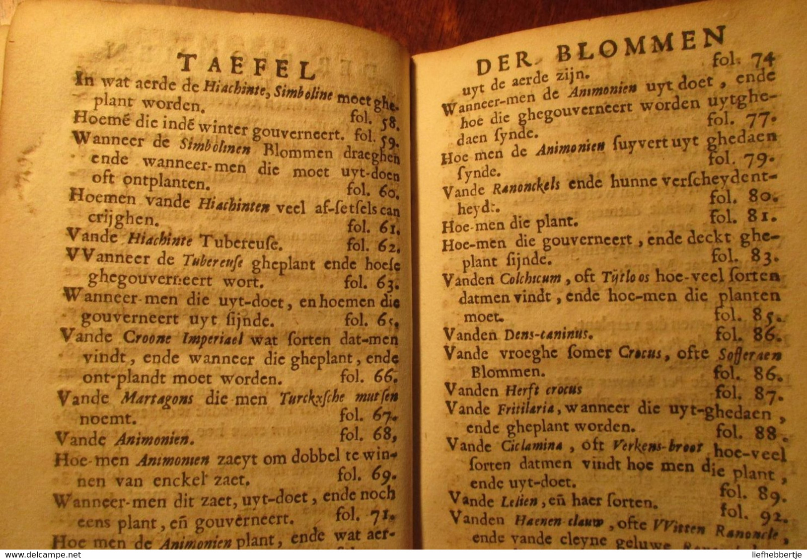 Den sorghvuldighen hovenier ... hofbauwinghe ... - door Reyntkens - te Gent1676 - dialect