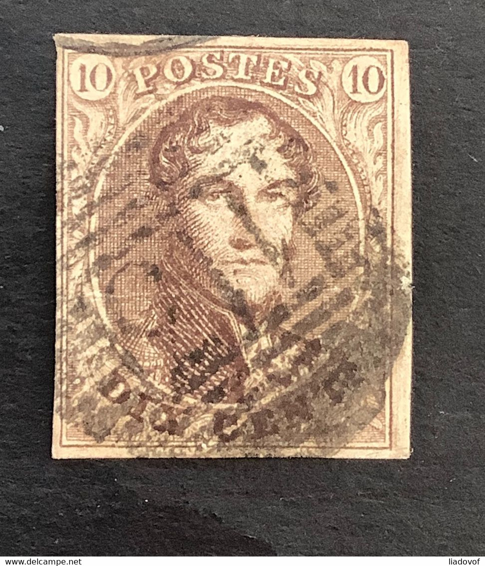 Medaillon OBP 10 - 10c Met Afstempeling P113 TAMISE - 1858-1862 Medallones (9/12)