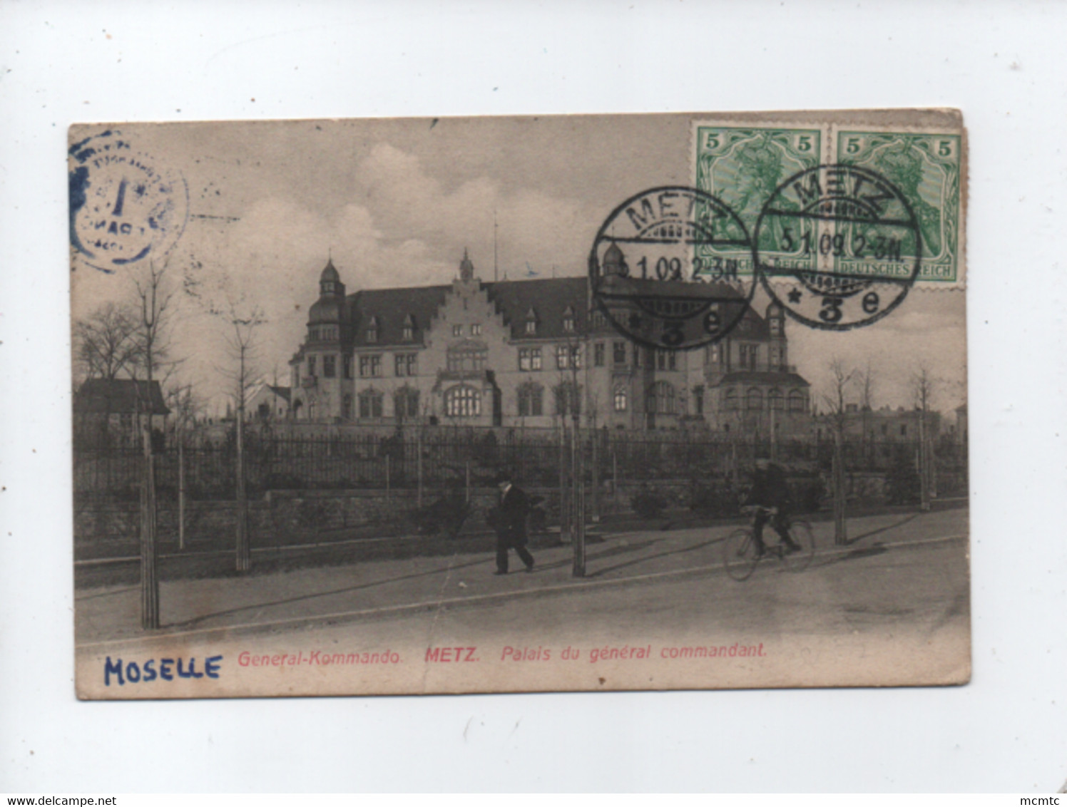 CPA Abîmée -  General Kommando -  Metz  - Palais Du Général Commandant - Metz