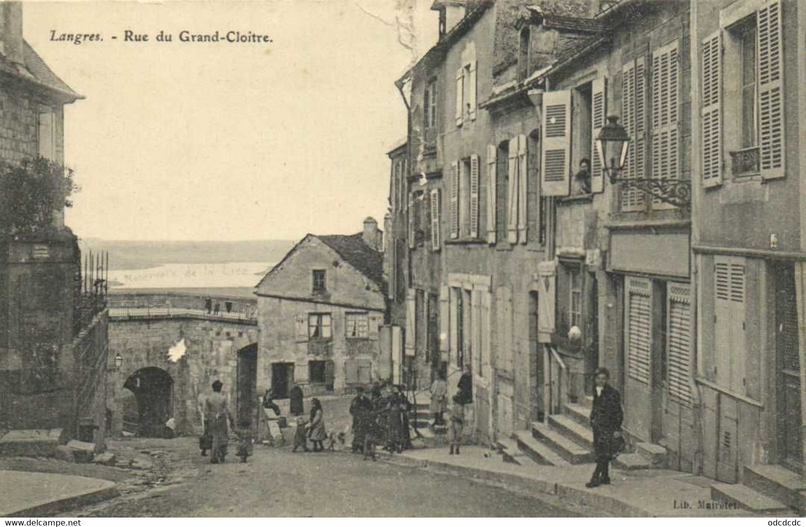 Langres Rue Du Grand Cloitre Animée RV - Langres