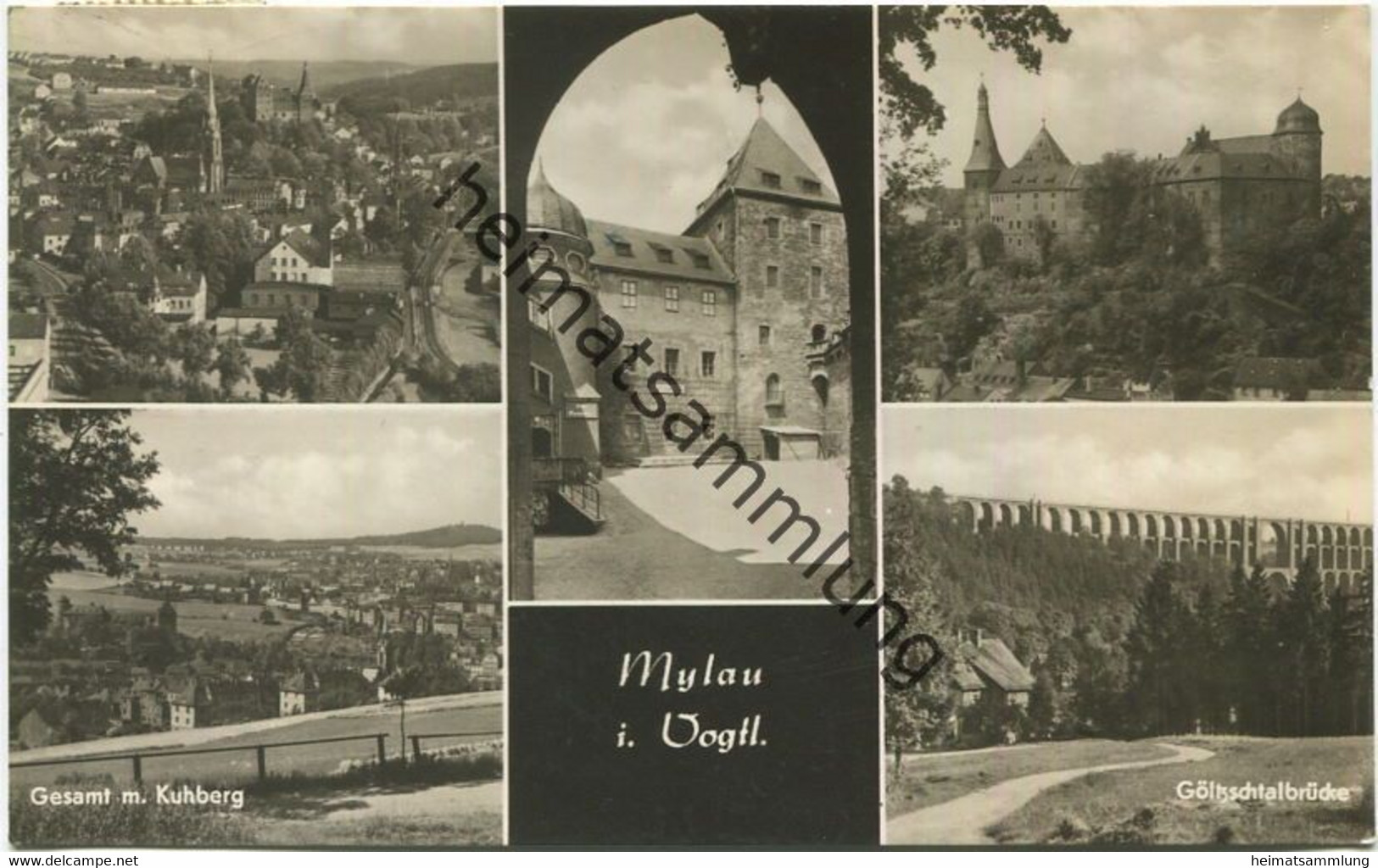 Mylau - Foto-AK - Verlag Dick-Foto Erlbach Gel. 1967 - Mylau