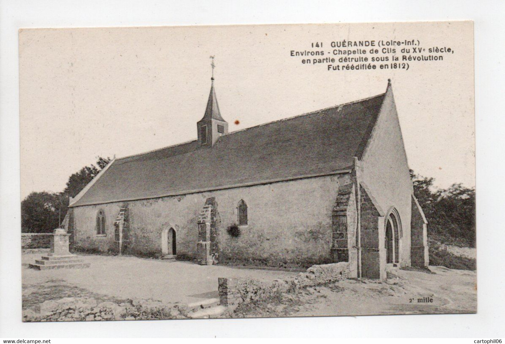 - CPA GUÉRANDE (44) - Chapelle De Clis - Edition Chapeau 141 - - Guérande