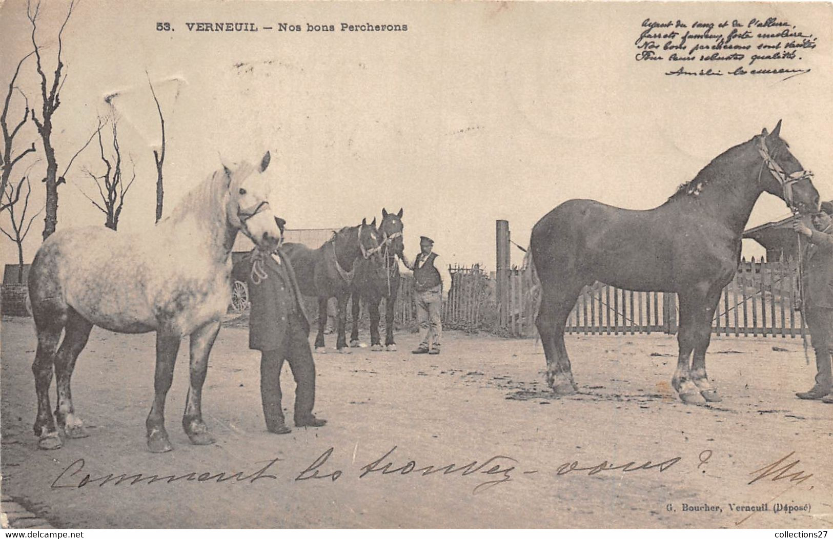 27-VERNEUIL- NOS BONS PERCHERONS - Verneuil-sur-Avre