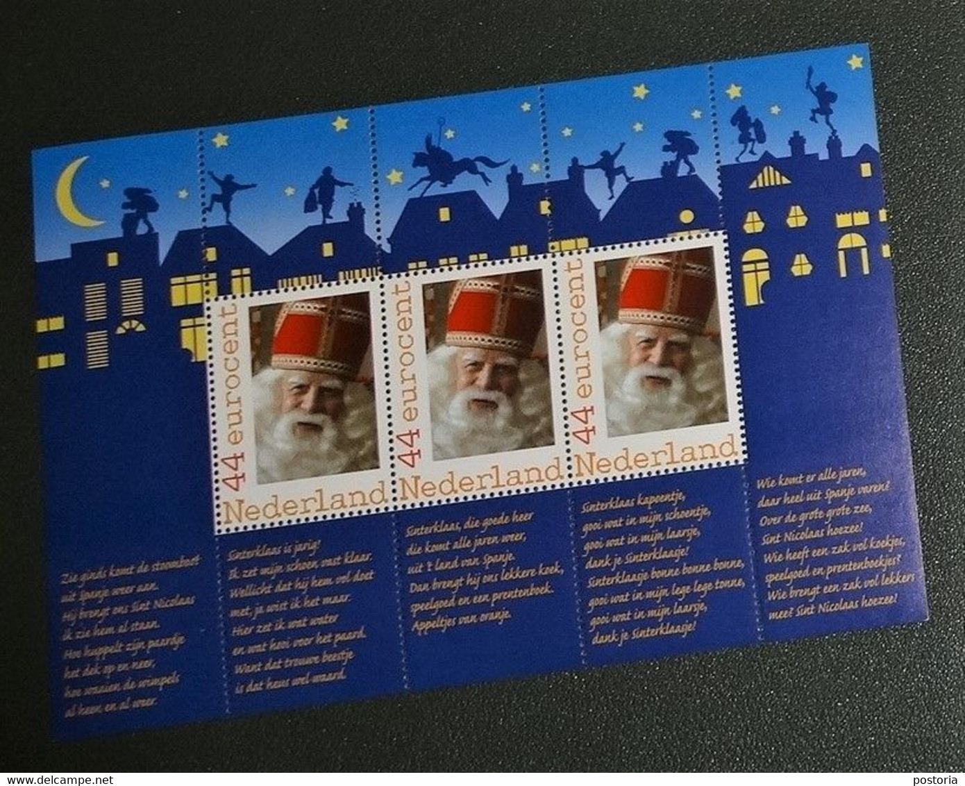 Nederland - NVPH - 2562-D4 - Velletje Met 3 Zegels - 2009 - Persoonlijk Postfris - Sinterklaas - Personnalized Stamps