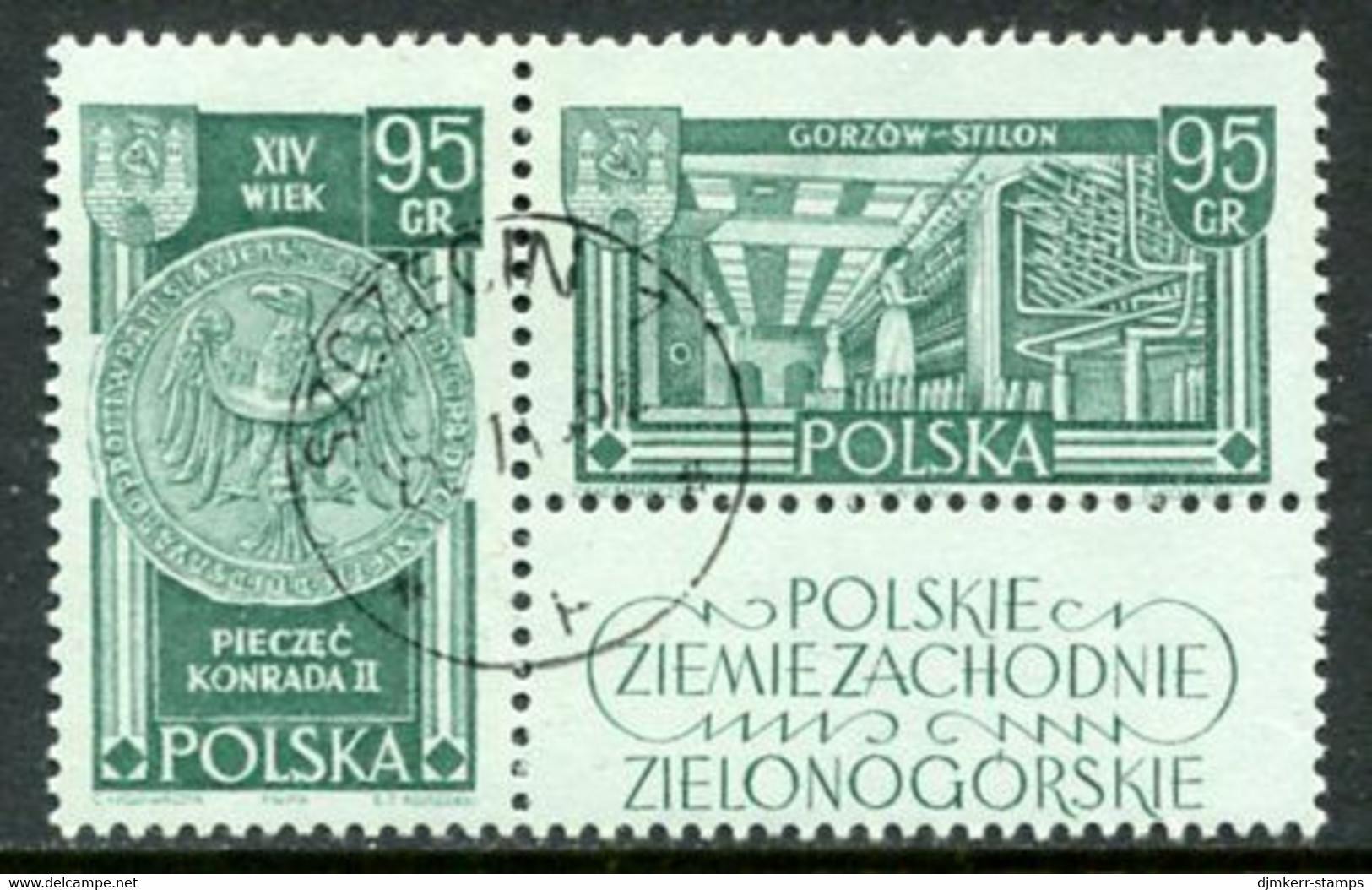 POLAND 1962 Northern Territories II  Used.  Michel 1301-02 - Oblitérés