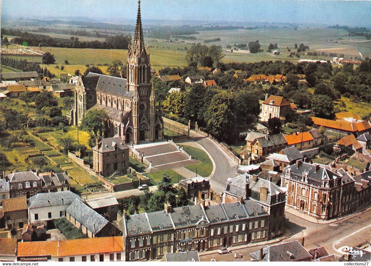 80-BEAUVAL- VUE GÉNÉRALE AÉRIENNE - Beauval