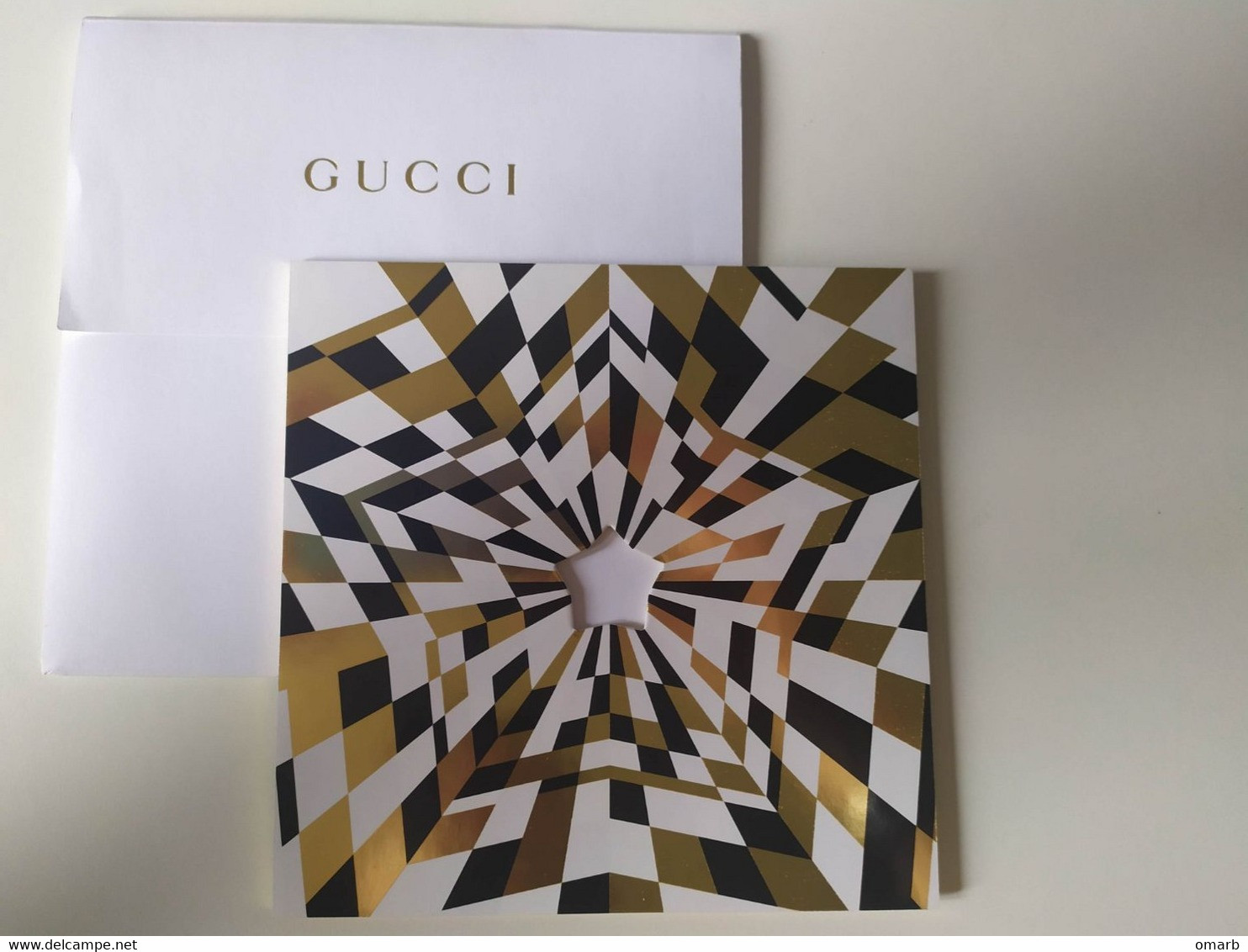 Alt1182 Gucci Biglietto Auguri Natale Christmas Card Wishes Special Edition Moda Fashion Atelier - Terminkalender Leer