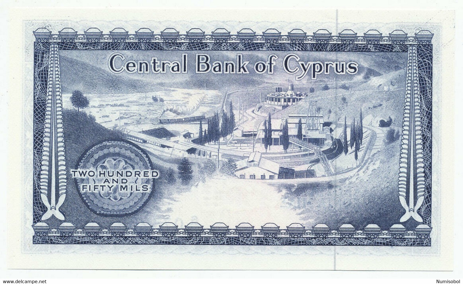 CYPRUS - 240 Mils 1. 6. 1982. P41c, UNC. (CY002) - Zypern