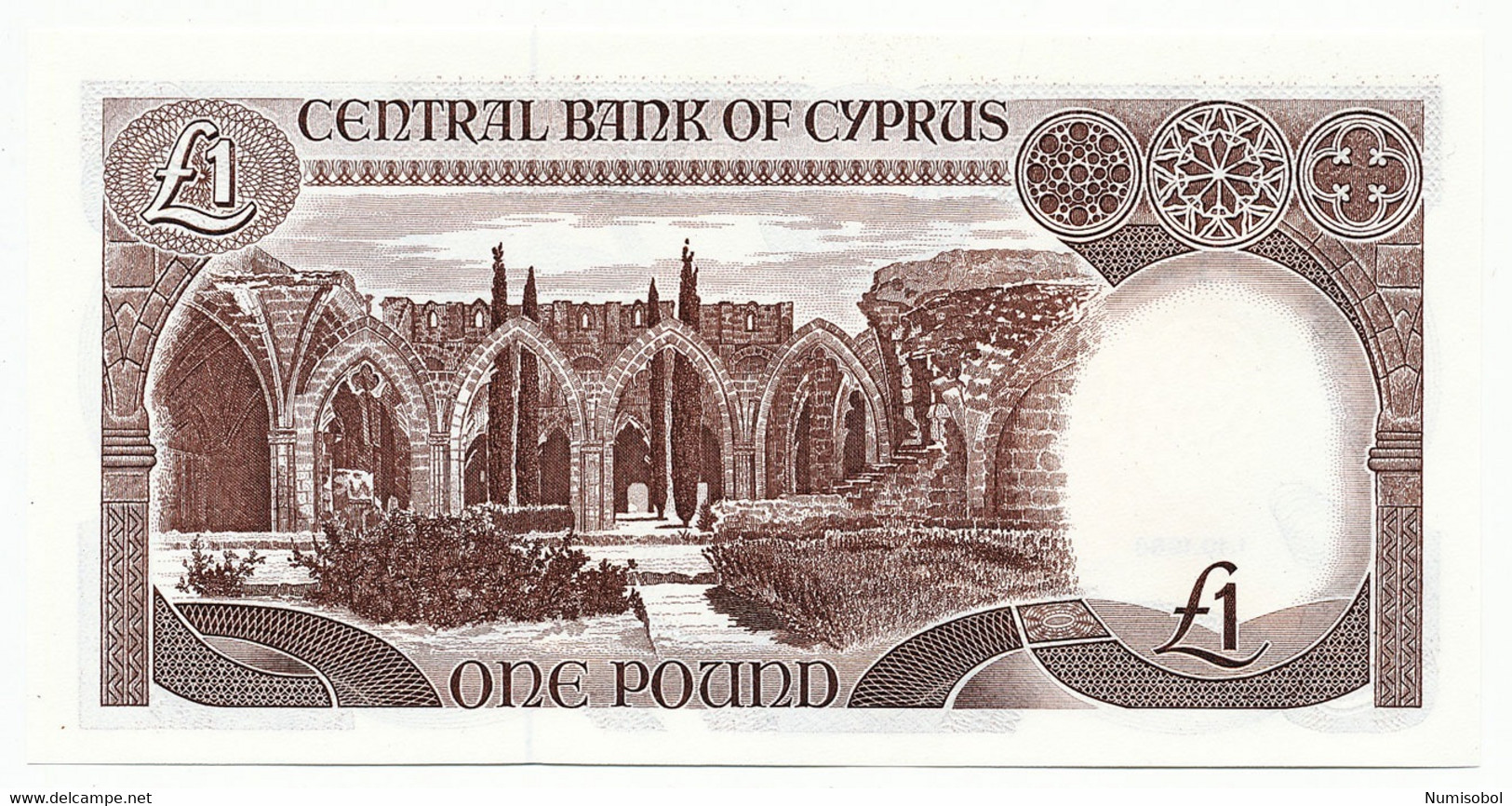 CYPRUS - 1 Pound 1. 10. 1988. P53a, UNC. (CY007) - Zypern