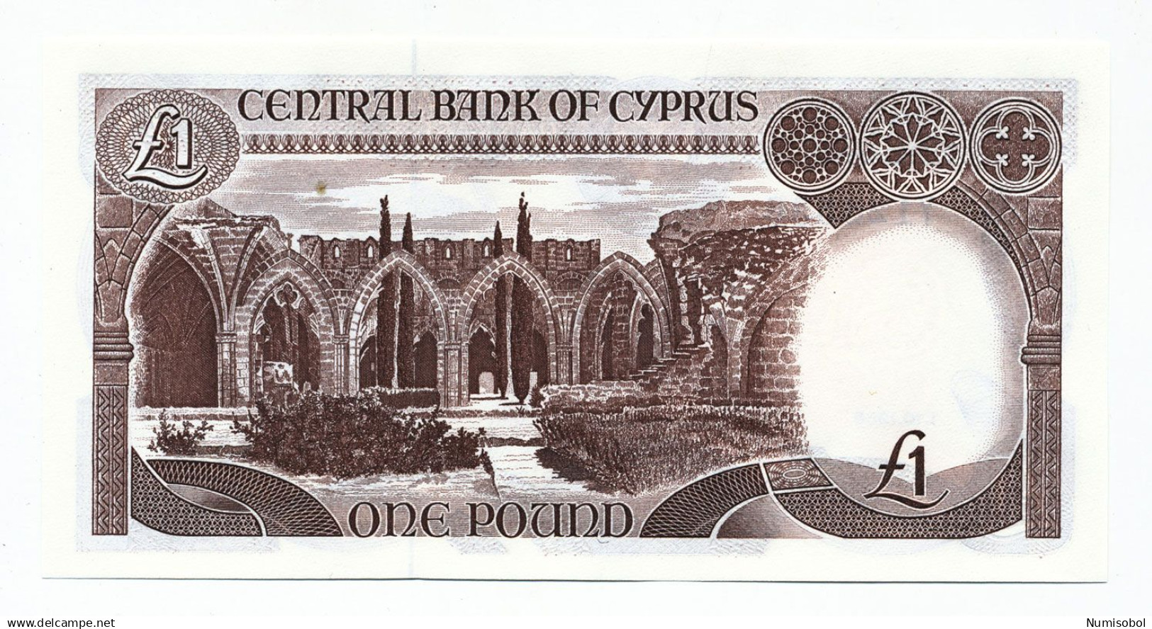 CYPRUS - 1 Pound 1. 10. 1988. P53a, UNC. (CY007) - Cyprus