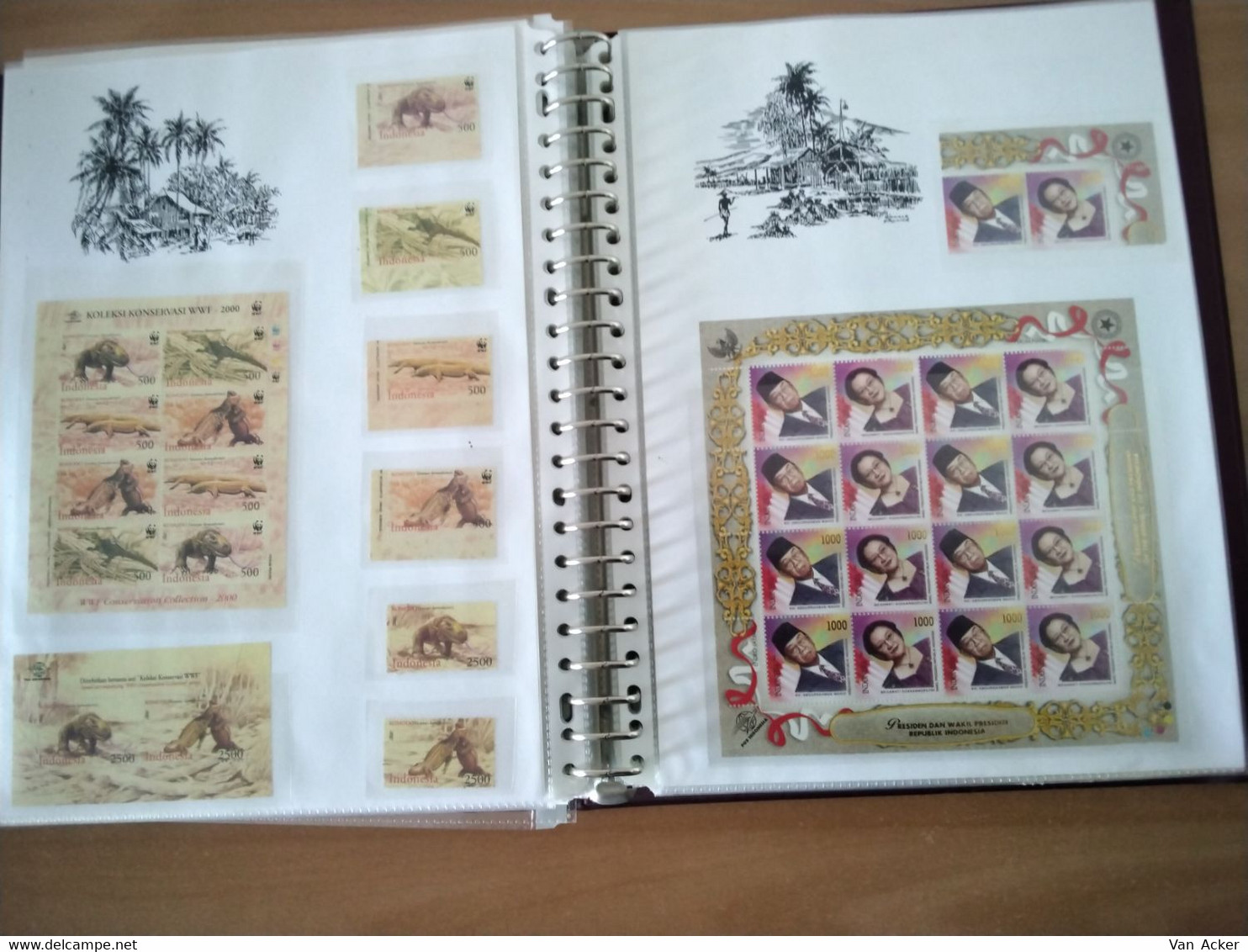 Collection Indonesia year 1998 -2003 MNH.