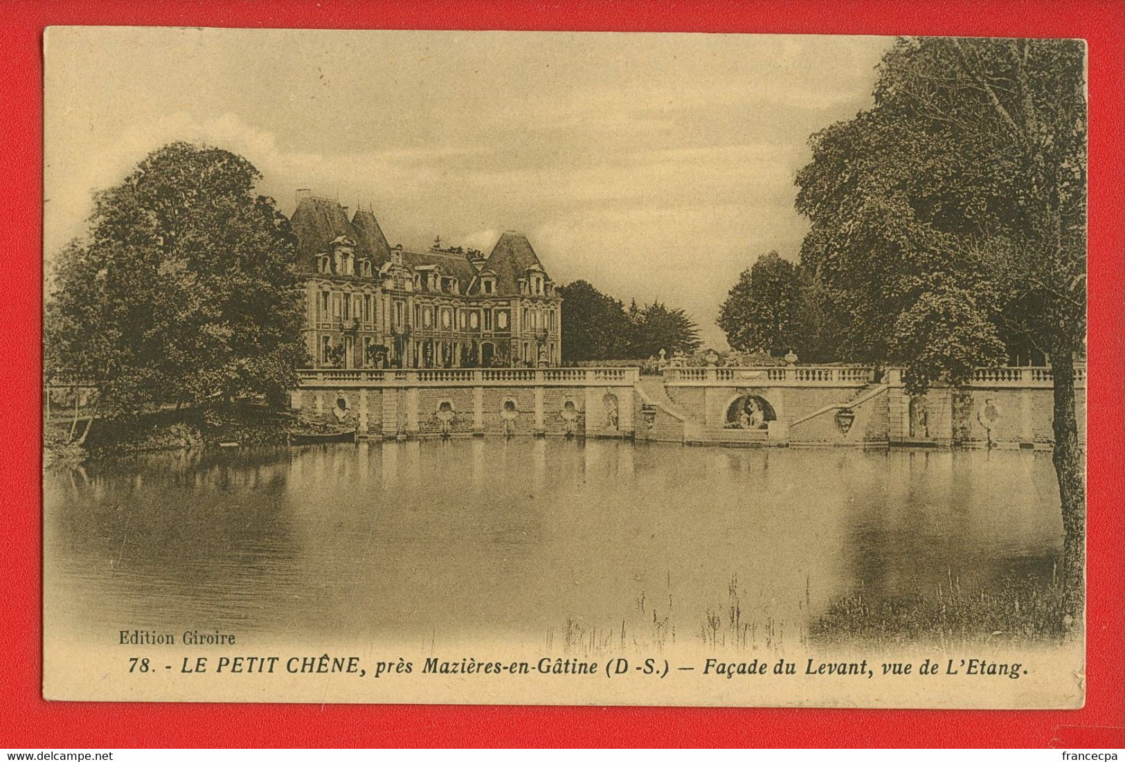 002459 - DEUX SEVRES - LE PETIT CHÊNE Près MAZIERES EN GATINE - Façade Du Levant - Mazieres En Gatine