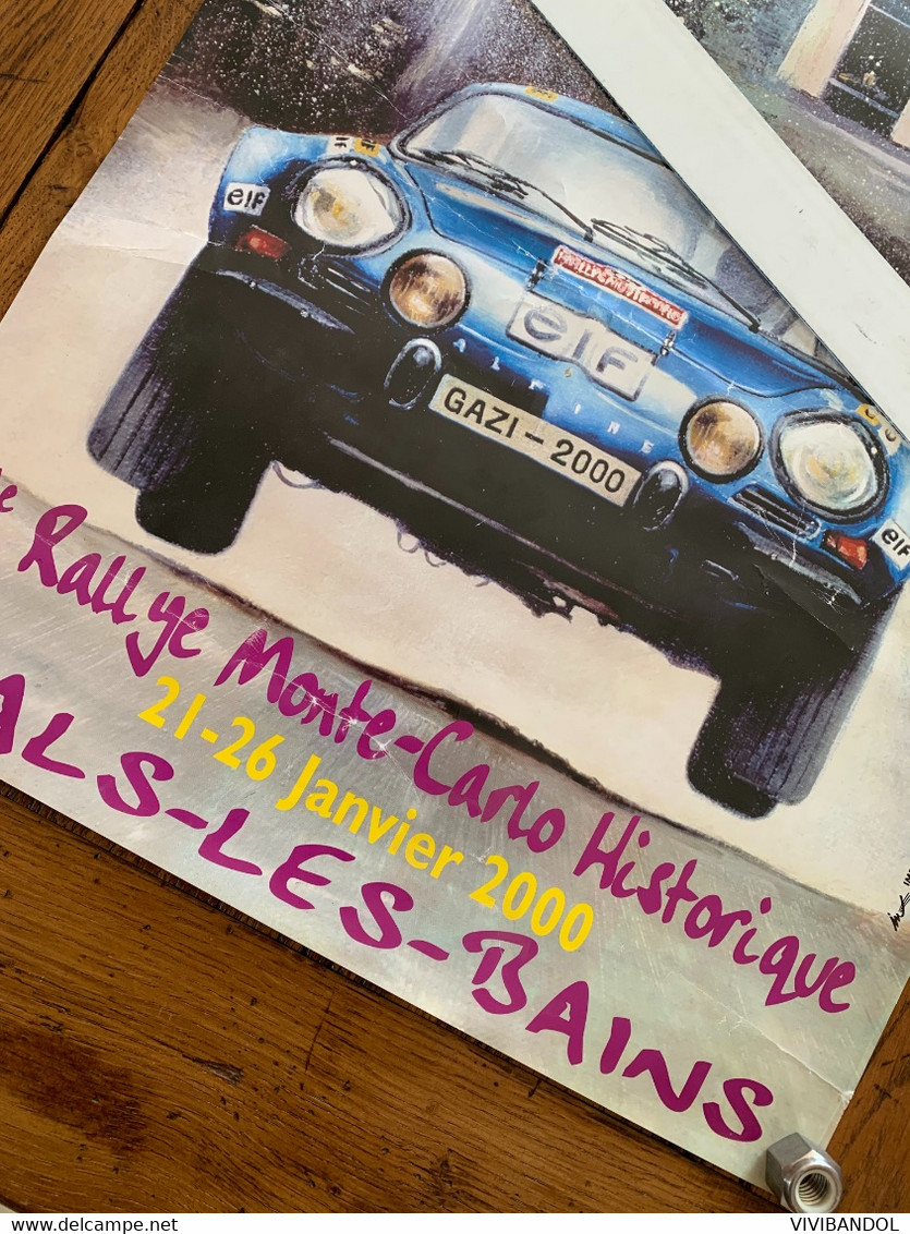 Affiche Rallye MONTE-CARLO - Automobile - F1