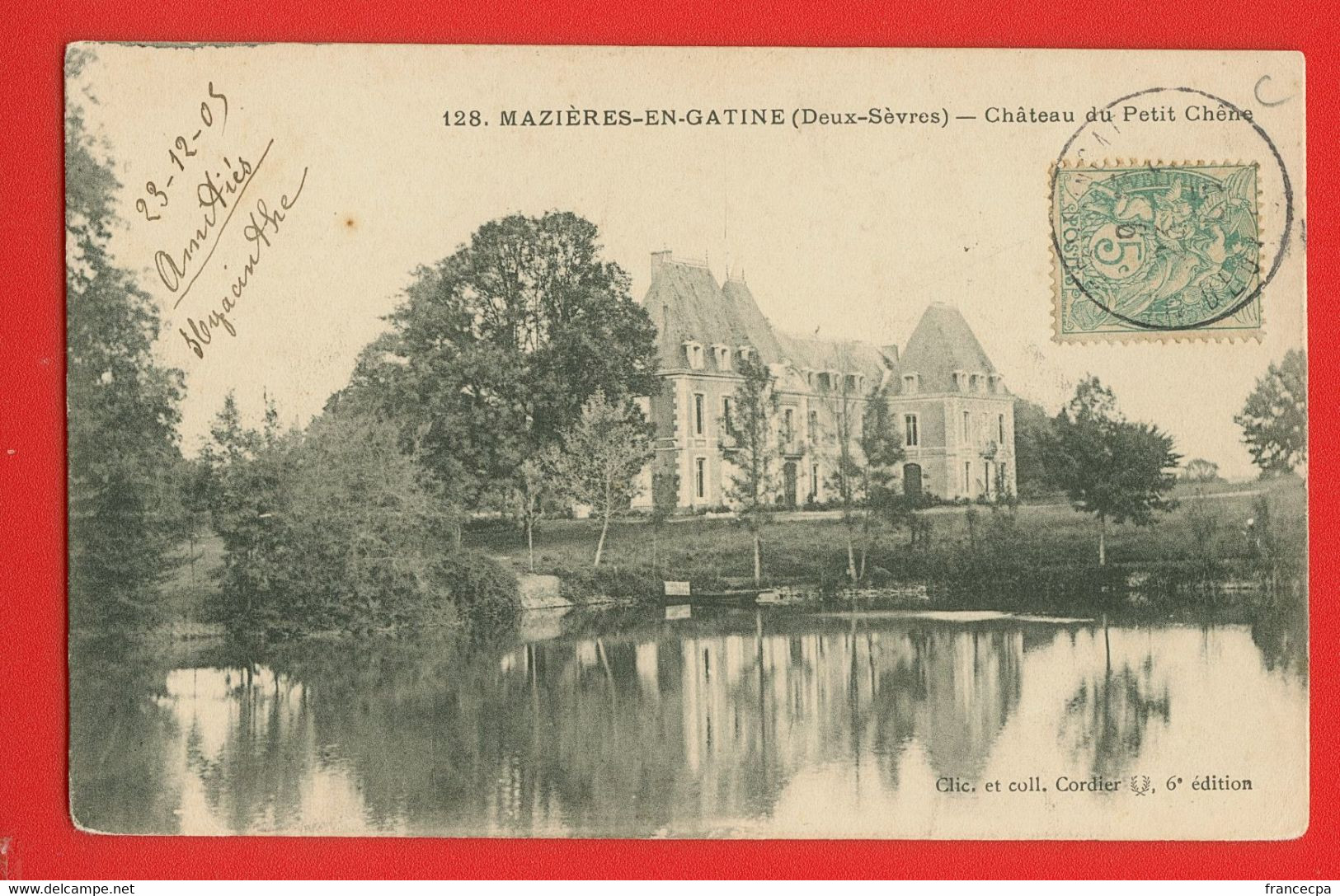 002474 - DEUX SEVRES - MAZIERES EN GATINE - Chateau Du Petit Chêne - Mazieres En Gatine