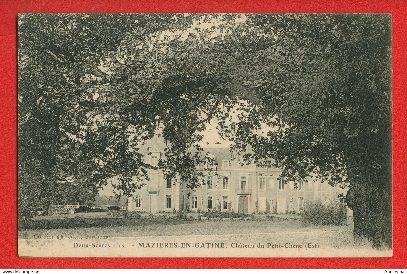 002476 - DEUX SEVRES - MAZIERES EN GATINE - Chateau Du Petit Chêne - Mazieres En Gatine