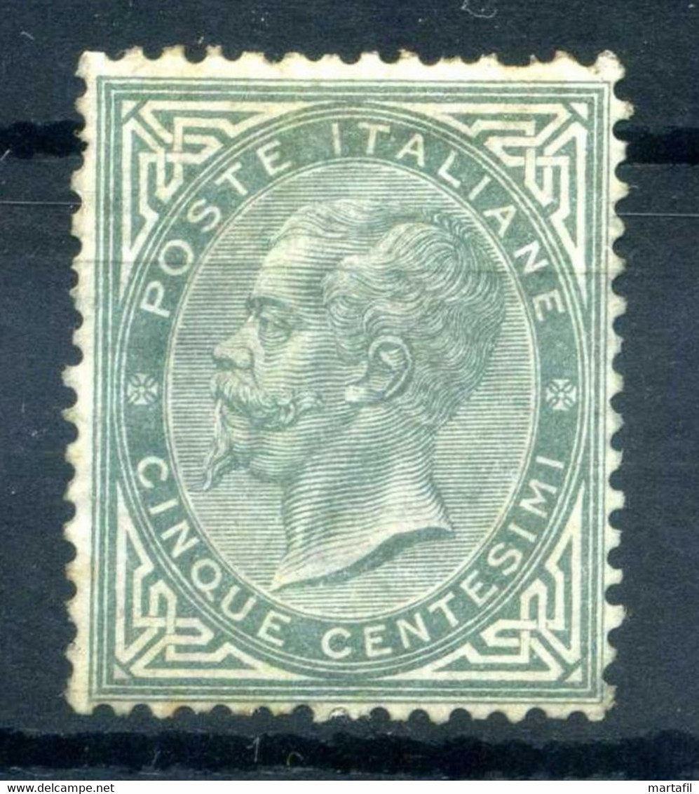 1863 REGNO N.16 (*) Senza Gomma - 350€ Di Cat. - Mint/hinged