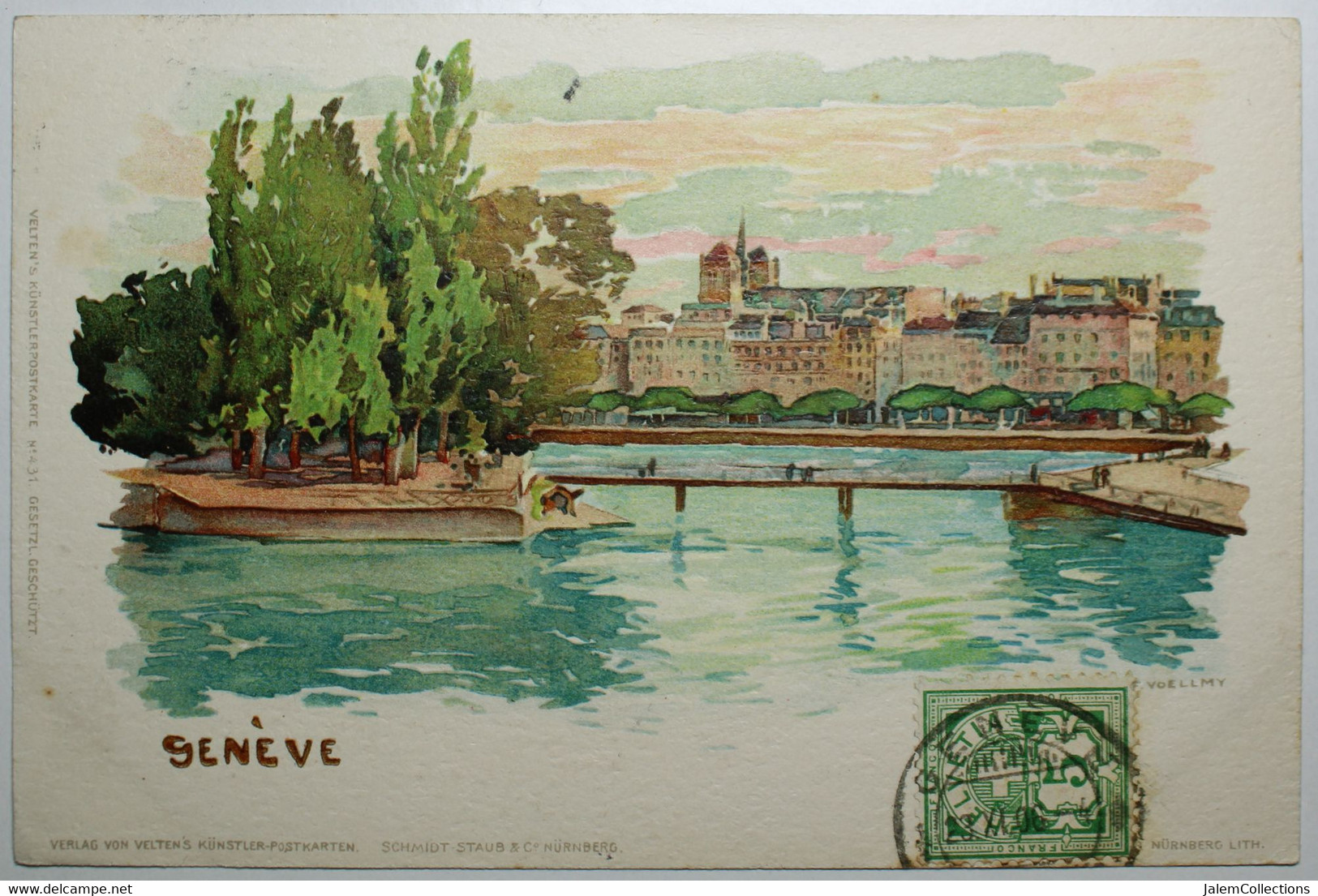 GENEVE Litho Voellmy - Genève