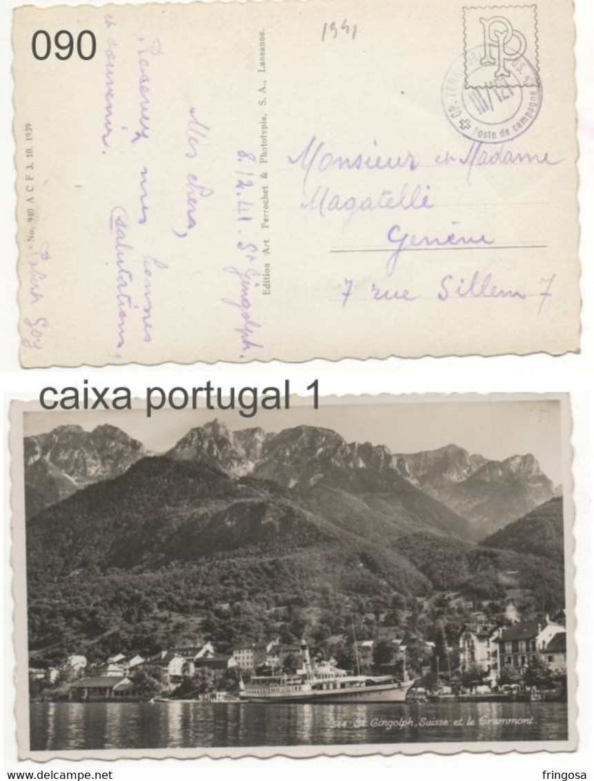 FELDPOST:  CP. TERRITORIAL FUS. Poste De Campagne III/121 - Postmarks