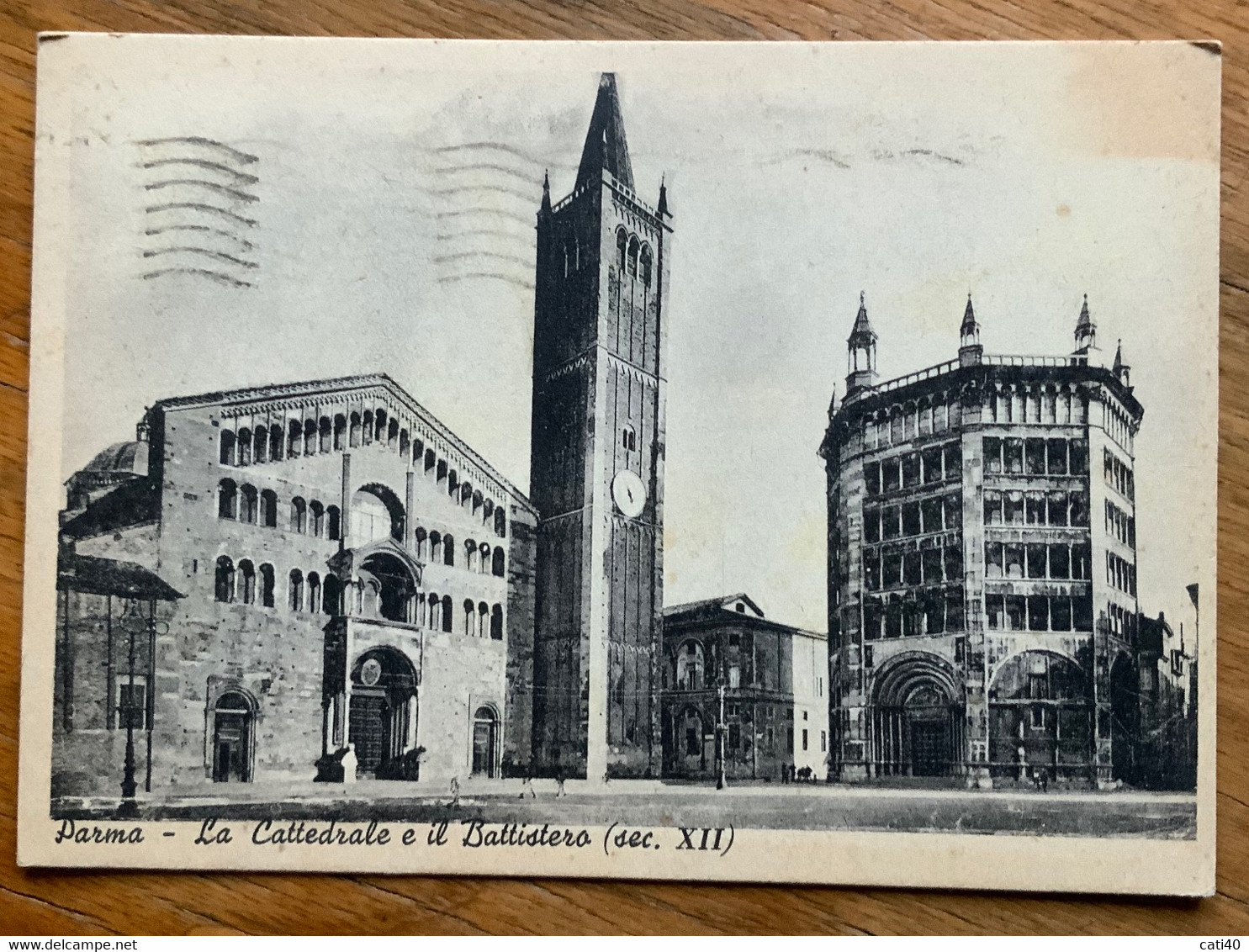 PARMA - LA CATTEDRALE E IL BATTISTERO - VIAGGIATA IN LUOGOTENENZA : 30/12/45 -  FGF73 - Parma