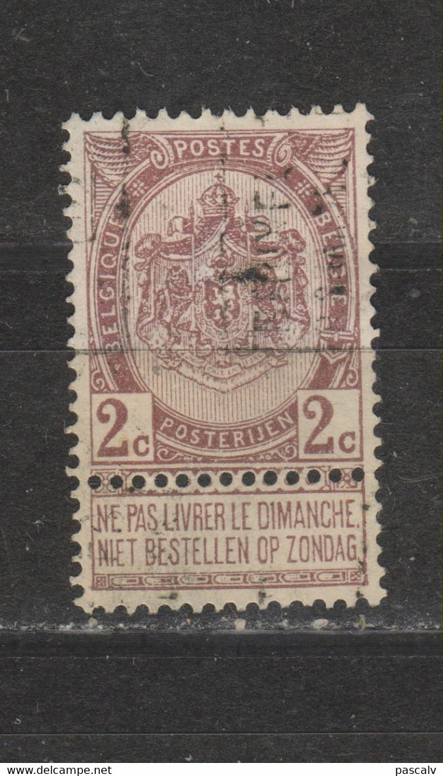 COB 450A BRUXELLES Chancellerie 02 - Rollenmarken 1900-09