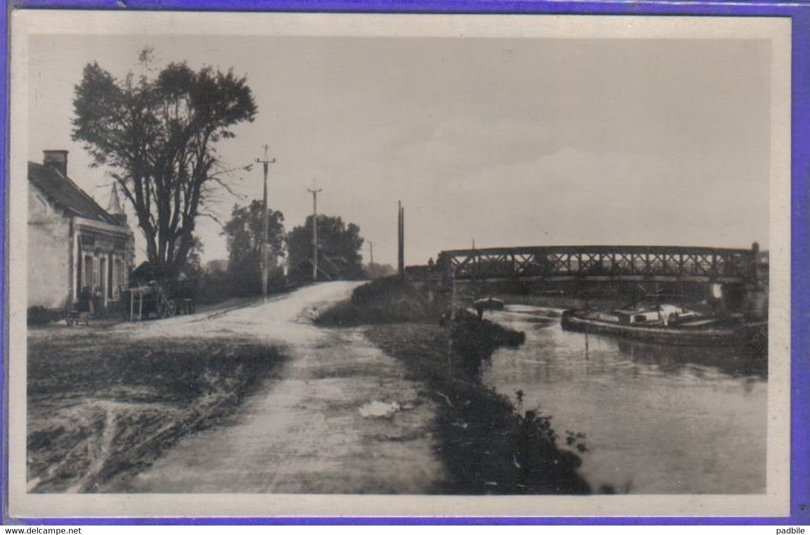 Carte Postale 60. Thourotte  Le Pont Du Canal   Très  Beau Plan - Thourotte