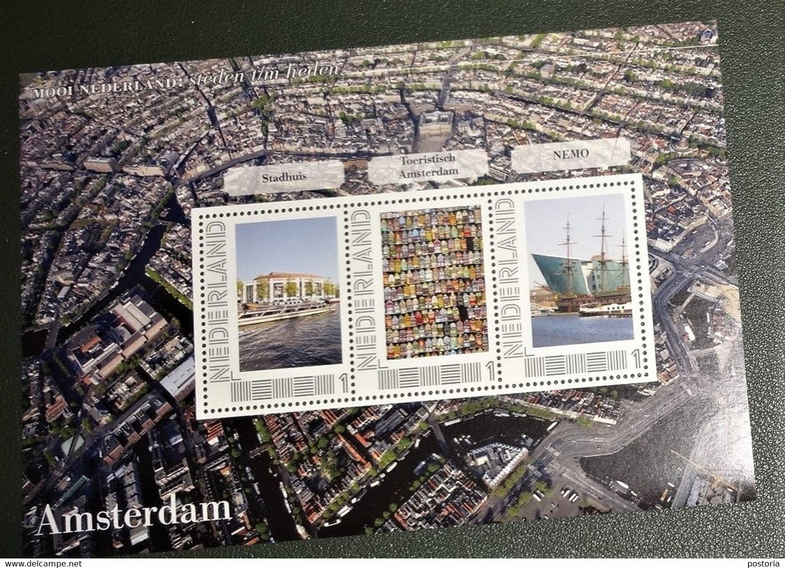 Nederland - NVPH - 2751-Ad-6 - Velletje 3 Zegels - 2011 - Persoonlijk Postfris - Steden - Heden - Amsterdam - Nemo Ea - Personnalized Stamps