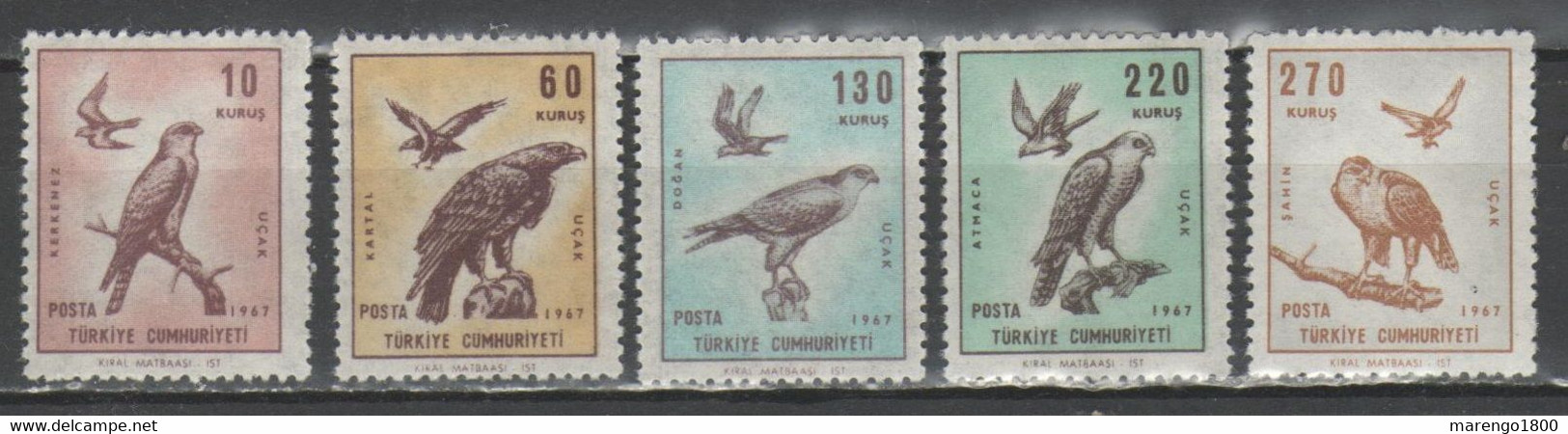 Turchia 1967 - Rapaci P.a. **                 (g7996) - Poste Aérienne