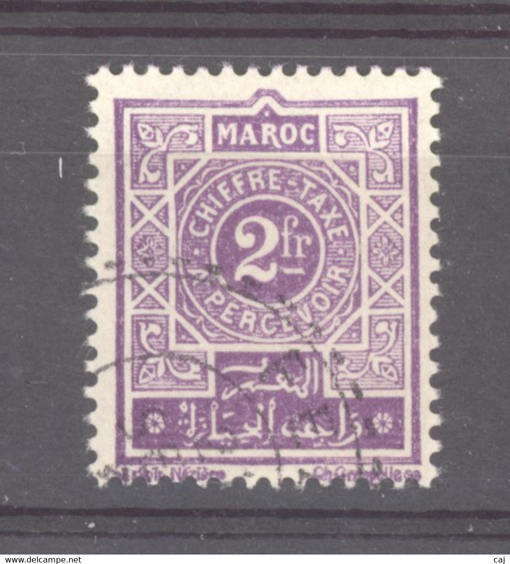 Maroc  -  Taxes  :  Yv   34  (o) - Timbres-taxe