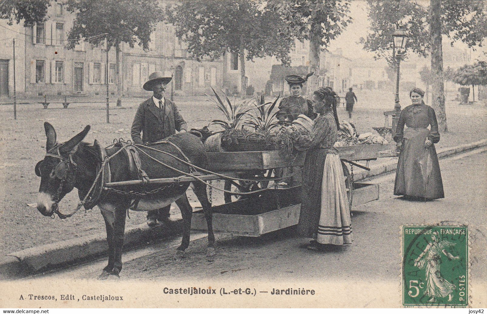 CASTELJALOUX  JARDINIERE - Casteljaloux