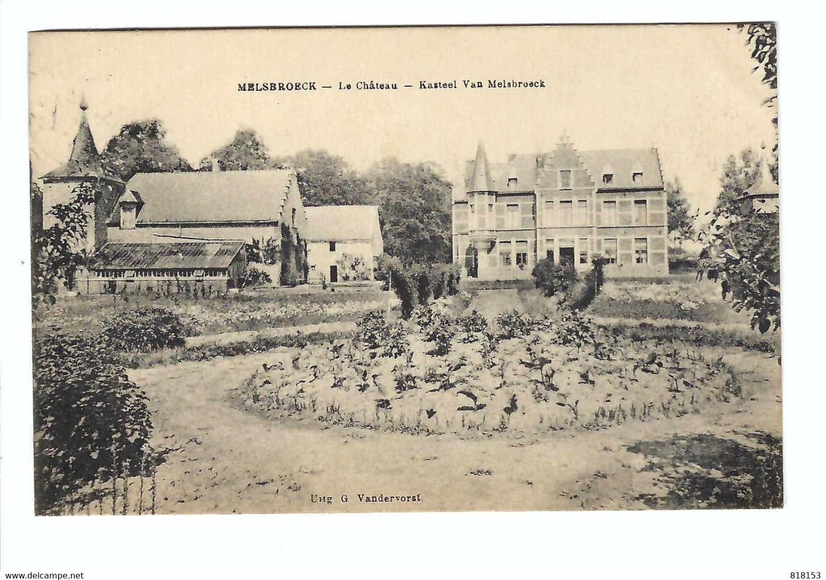 Melsbroek  MELSBROECK  - Le Château - Kasteel Van Melsbroeck 1927 - Steenokkerzeel