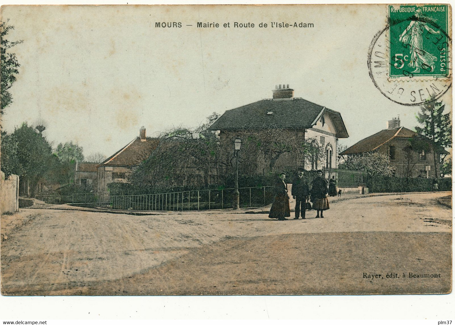 MOURS - Mairie Et Route De L'Isle Adam - Mours