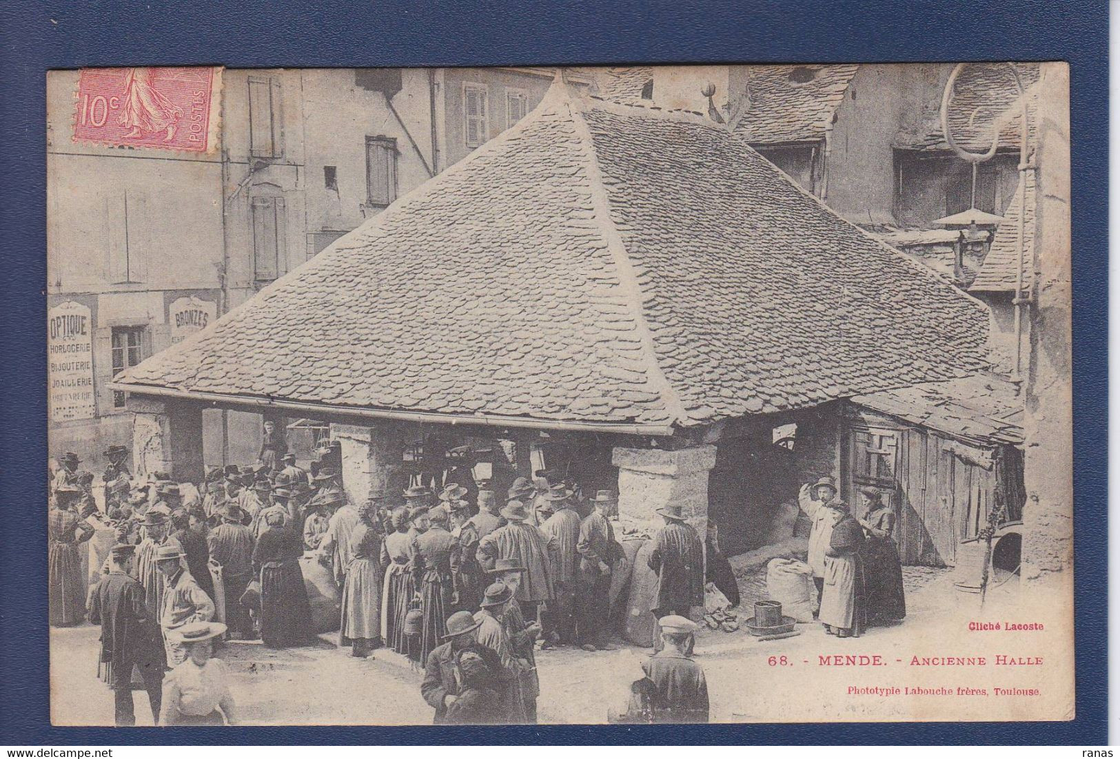 CPA [48] Lozère > Mende Marché Circulé - Mende