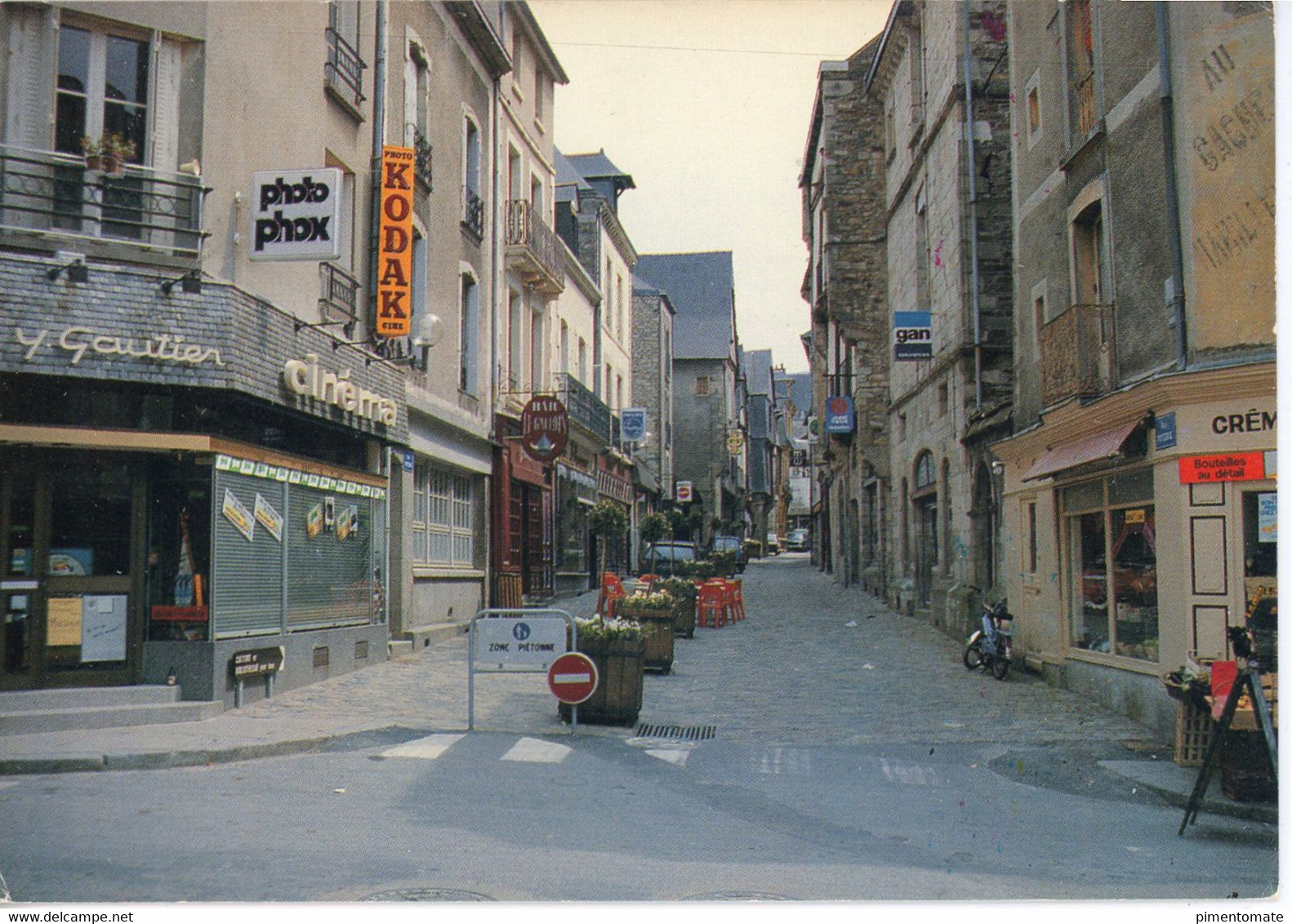 VITRE RUE PIETONNE FLAMME POSTALE 1993 - Vitre