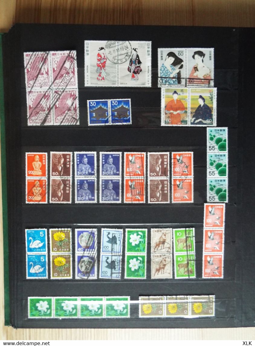 Japon 1872/1999 - Surchargé - BdF - Paire - Trio - Bloc de quatre - MNH - MH - Oblitéré - Used