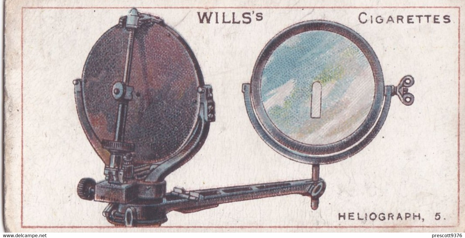 48 Heliograph - Signalling Series 1911 - Wills Cigarette Card - Original Antique - Alphabet - Military - Navy - Wills