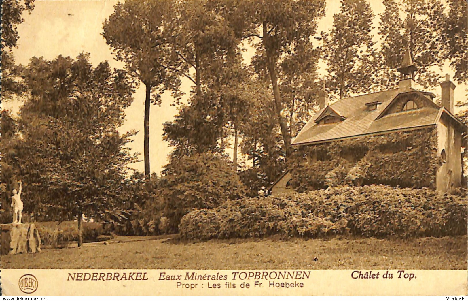 035 666 - CPA - Belgique - Nederbrakel - Eaux Minérales Topbronnen - Châlet Du Top - Brakel