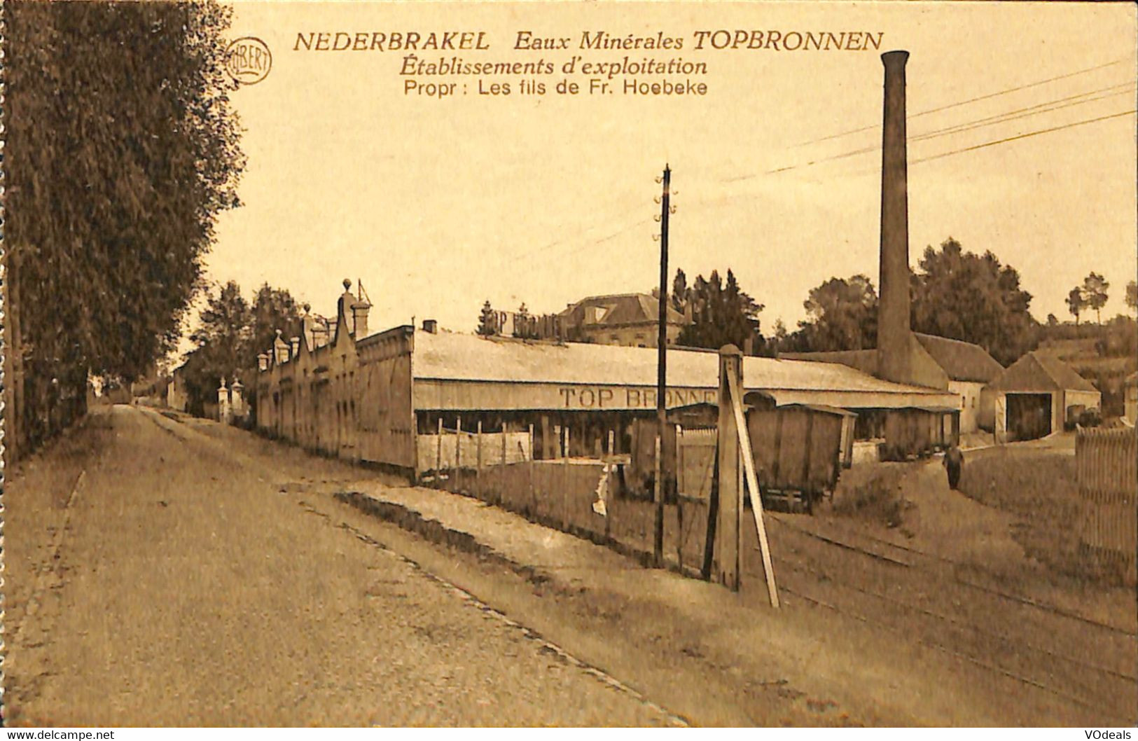 035 669 - CPA - Belgique - Nederbrakel - Eaux Minérales Topbronnen - Parc - Etablissement D'exploitation - Brakel