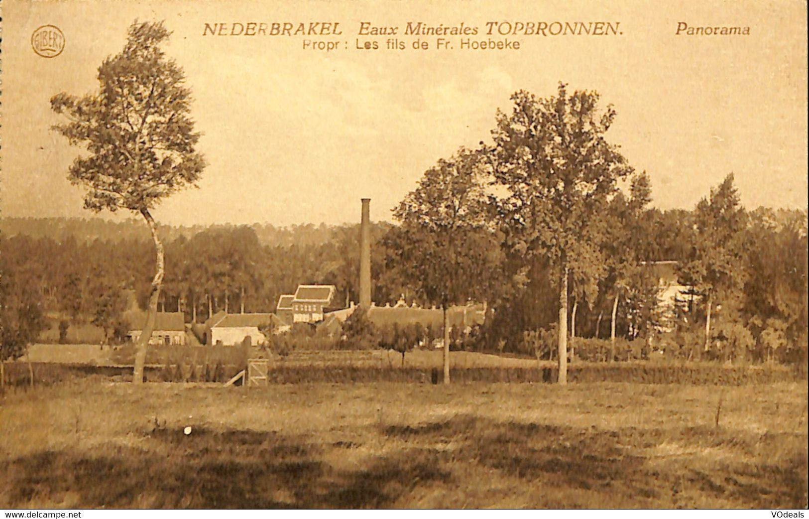 035 670 - CPA - Belgique - Nederbrakel - Eaux Minérales Topbronnen - Panorama - Brakel