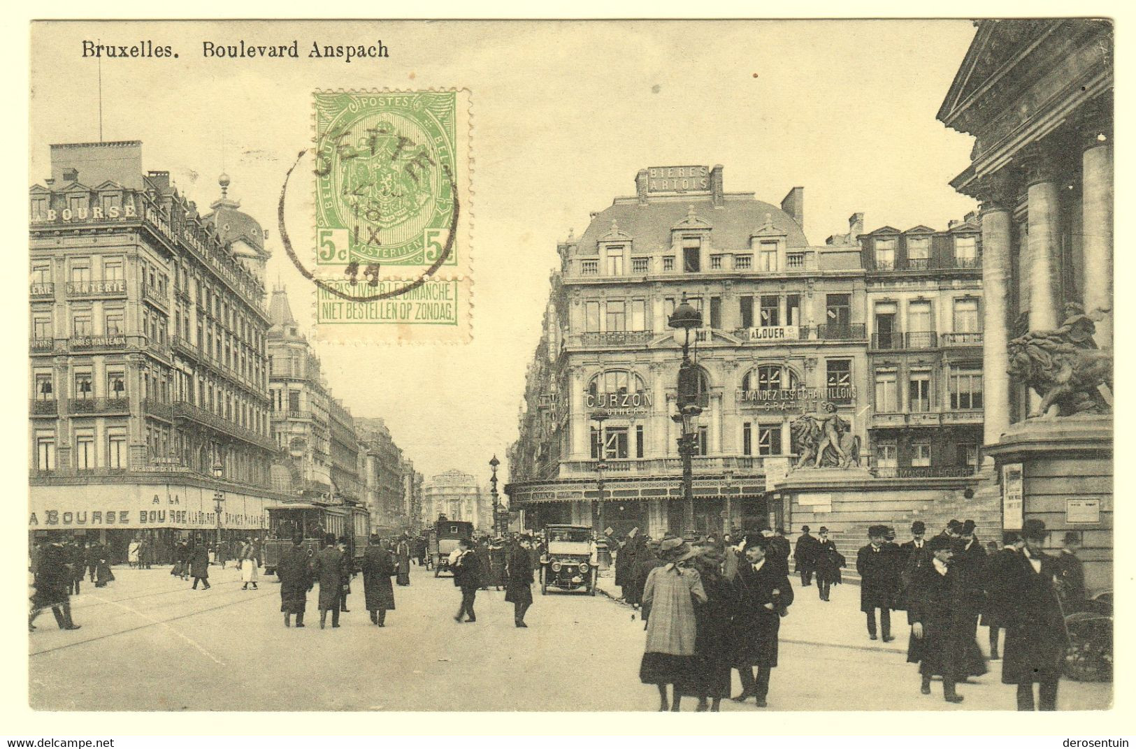 a0138	[Postkaarten] Brussel / Bruxelles (avenue Louise, Gare du Nord, panorama, allée Verte, etc) lot van 49 postkaarten